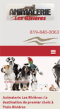 Mobile Screenshot of animalerielesrivieres.com